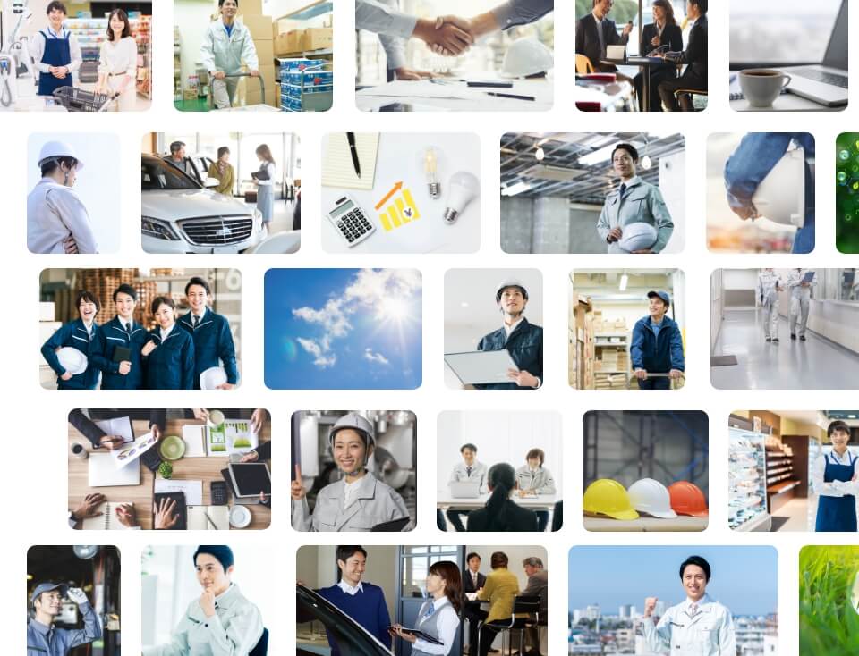 全国において工場・倉庫の屋根にミラサーモフィルムを採用している様々な業種